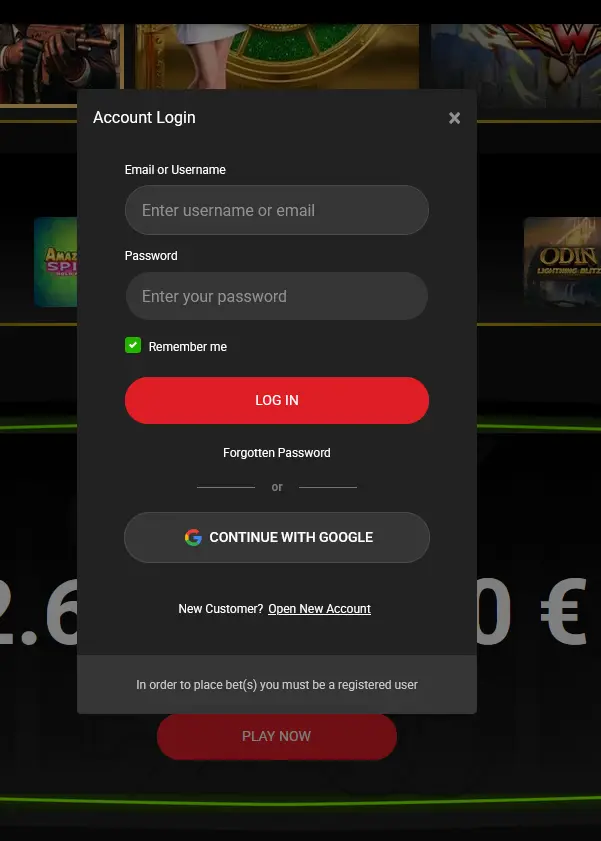 Login-Maske von Betonic auf Desktop und Smartphone